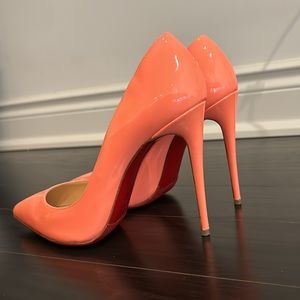 🔥CLEARANCE🔥 RARE 💎🦩 Flamingo Coral Kate Louboutins 39